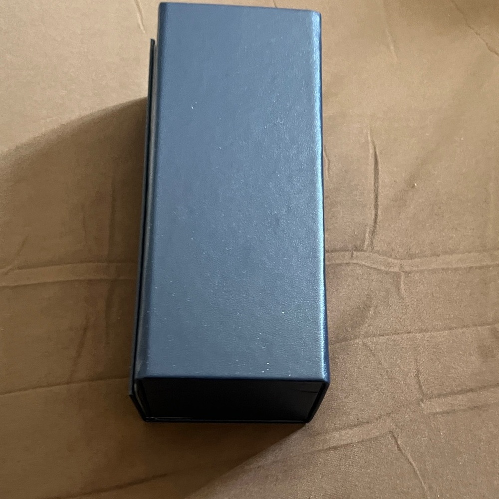 Louis Vuitton Dark Blue Embossed Eyewear/ Sunglasses Box/case ONLY - Picture 3 of 5